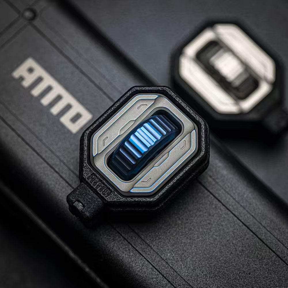 AMMO Fidget Slider DECODER Titanium-ceramic coating (blue)