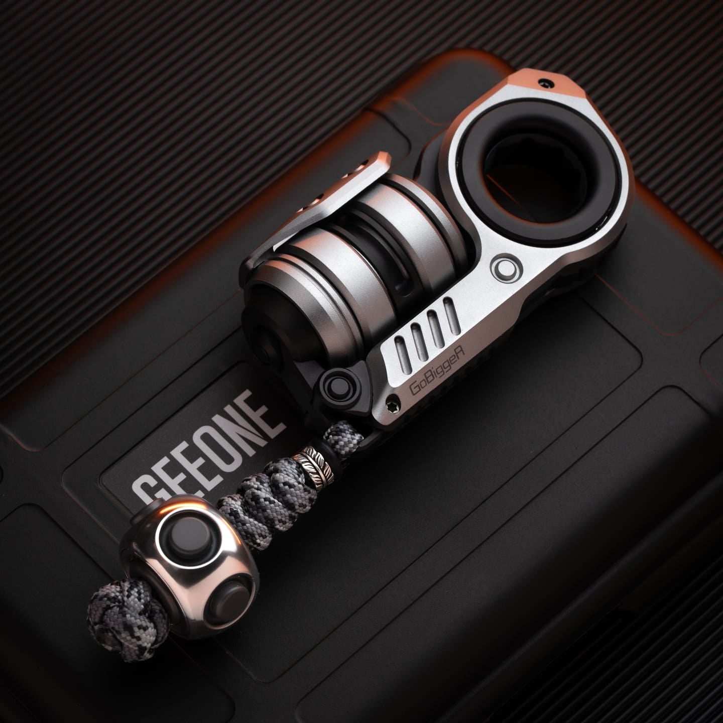 GoBiggeR Fidget Slider Sinian Lite (Youth Edition) Braiding Set / Sinian (Aluminum silver) + noiz-Spore braiding kit