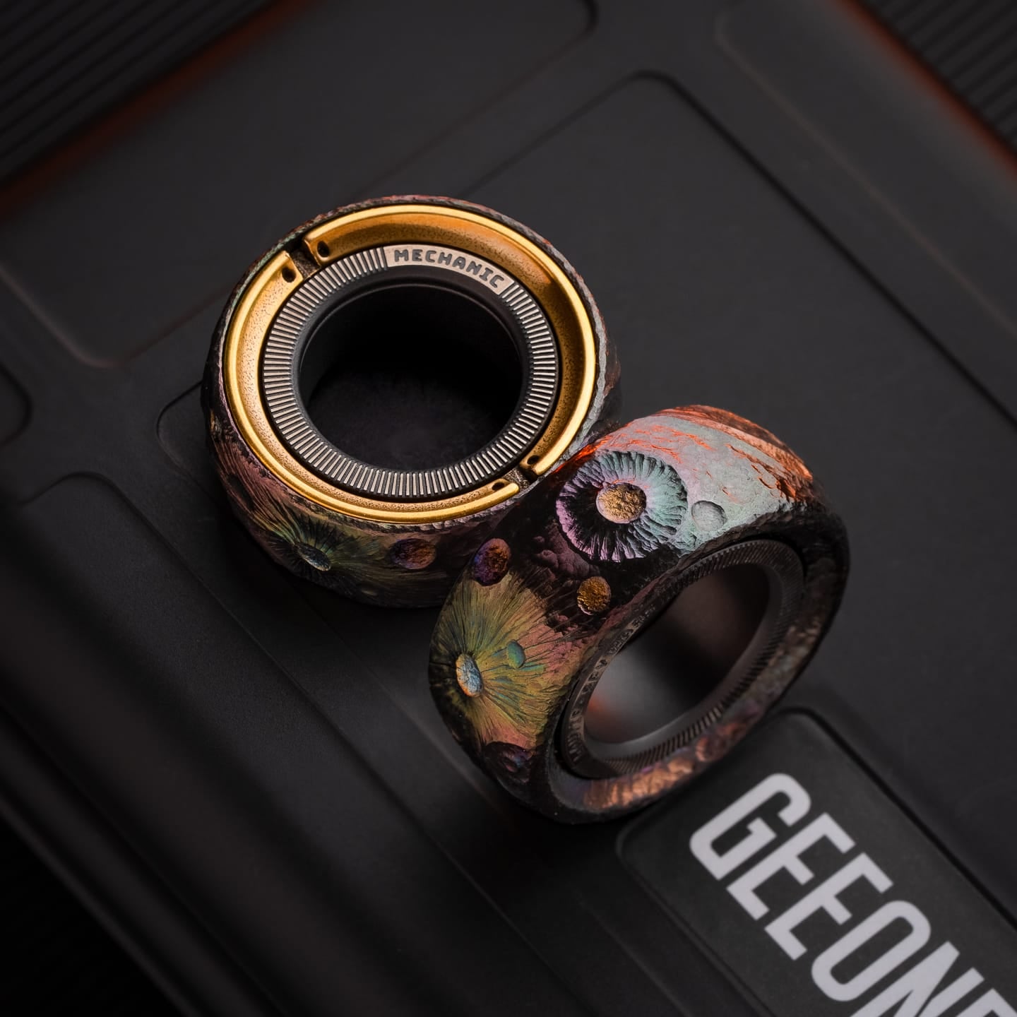 LAUTIE 只禁优惠代码 Mechanic-C Zirconium-Meteorite Texture Engraving (custom version)