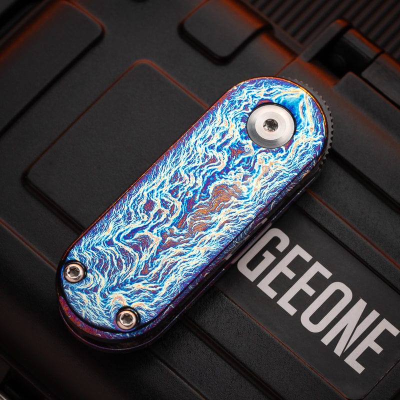 New Play Multi Tool Capsule Pocket Knife S390+Titanium (lightning)