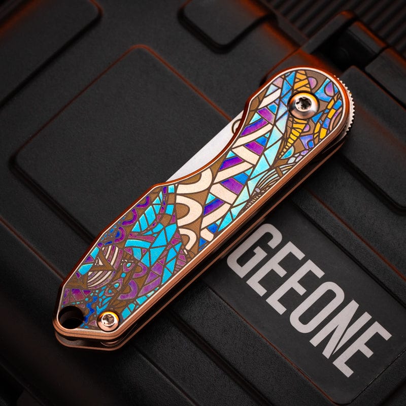 New Play Multi Tool Yu Jingzi ZDP189+Titanium engraving (Sanxingdui)