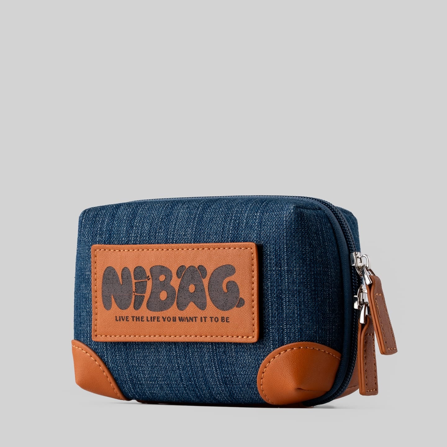 NINI EDC 只禁优惠代码 Ni Bag Denim & Microfiber Leather