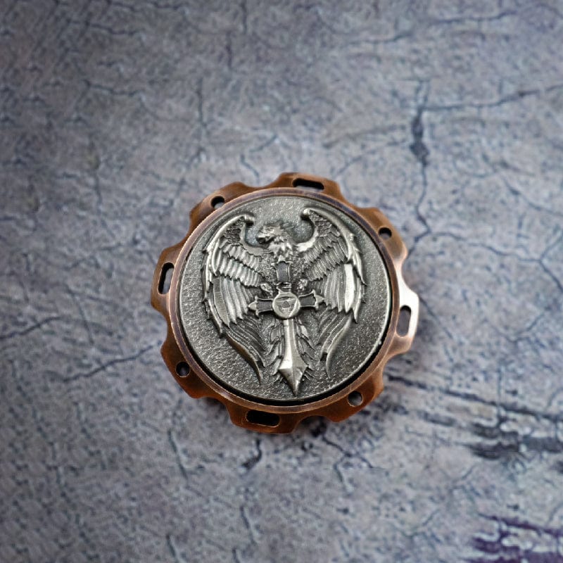 Triangulation Fidget Spinner Hawk Distress brass + Copper